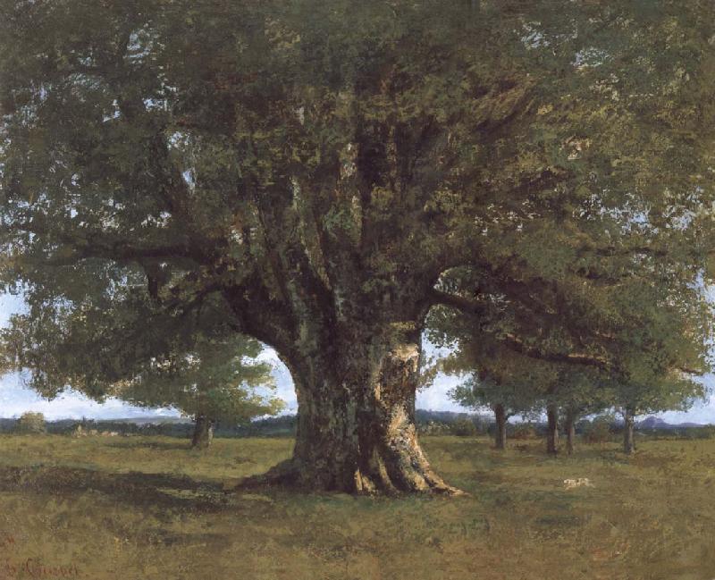 Gustave Courbet The Oak of Flagey oil painting picture